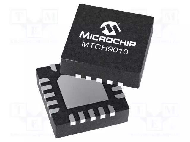 IC: DRIVER/SENSOR - KAPASITIIVINEN ANTURI - UART - 1,8÷5,5VDC - Ajuripiirit - MTCH9010-IREB - 1