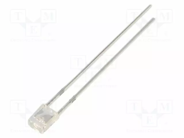 LED - VIHREÄ - SUORAKULMA- 2X3X4MM - KAKSINAPAINEN - 750÷1120MCD - Suorakulmaiset LEDit - OSPPD27BA1B - 1