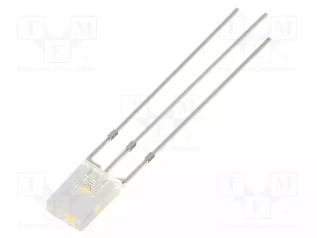 LED - LÄMMIN VALKOINEN,PUNAINEN - SUORAKULMA- 2X5X7MM - 120° - Suorakulmaiset LEDit - OSRMPA71C1B - 1