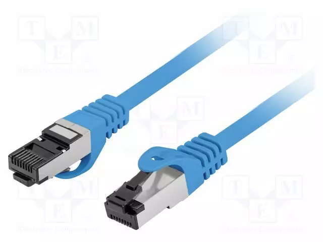 PATCH KAAPELI - S/FTP - CAT: CAT 8.1 - RJ45-PISTOKE,MOLEMMIN PUOLIN - RJ45 Ethernet kaapelit - PCF8-10CU-0100-B - 1