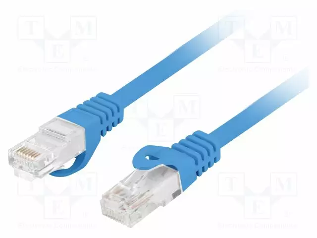 PATCH KAAPELI - U/UTP - CAT: 6 - RJ45-PISTOKE,MOLEMMIN PUOLIN - LANKA - CU - RJ45 Ethernet kaapelit - PCU6-10CU-0200-B - 1
