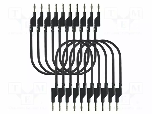 MITTAUSJOHDOT - 50VAC,120VDC - 10A - PIT: 0,5M - MUSTA - Mittausjohdot - PKT-P7047-B - 1