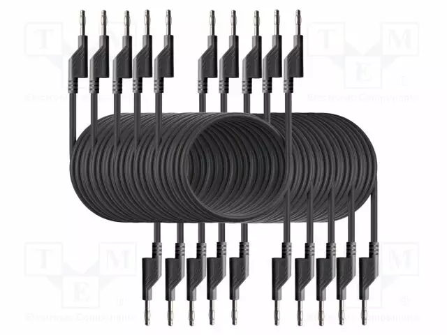 MITTAUSJOHDOT - 50VAC,120VDC - 10A - PIT: 2M - MUSTA - Mittausjohdot - PKT-P7051-B - 1