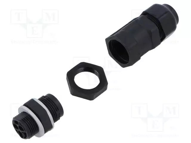 AC CONNECTOR 3773 IP66/IP68 TERMINAL BLOCK 3P MUSTA - AC liittimet ja rungot - 3773-3PB - 1