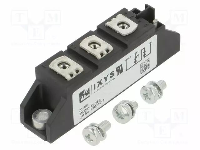 DIODI/TYRISTORI MODUULI - 1,2KV - 116A - TO240AA - UFMAX: 1,28V - IRTI - Tyristorit ja Triacit - MCD95-12IO8B - 1