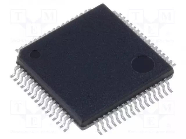 IC: ARM-MIKROOHJAIN - PG-LQFP-64 - 20KBSRAM,64KBFLASH - 3,3VDC - Infineon Technologies mikrokontrollerit - 4104F64F64AB - 1