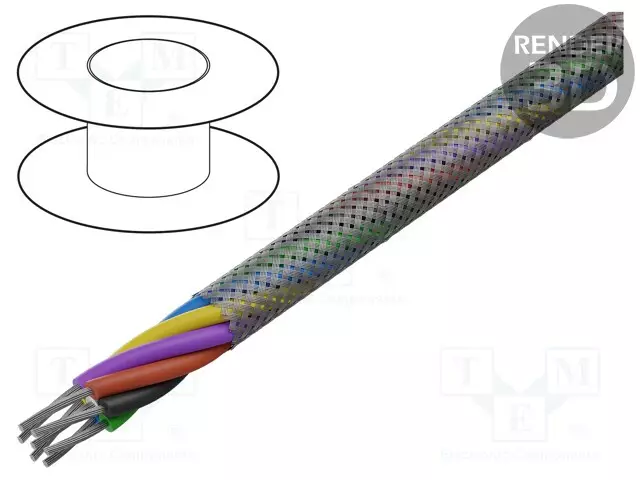 JOHTO - 12X30AWG - 600V - EI ETENE LIEKKIÄ CPR: EI LUOKITUSTA - Suojatut moninapakaapelit - BTA-3019.12-B - 1