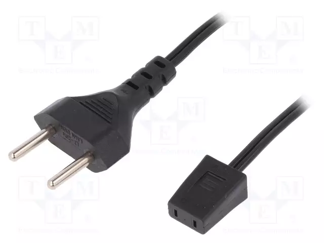 JOHTO: TUULETTIMIEN VIRTAJOHTO - PISTOKE: SUORA - 1,86M - Tuulettimien virtajohdot - A2-B - 1