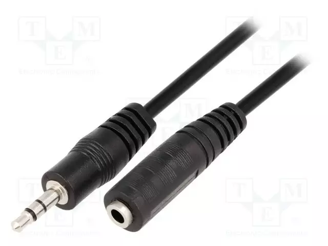 KAAPELI - JACK 3,5MM 3PIN PISTOKE,3,5MM JAKKI - 1,8M - Muut audio-videokaapelit - CV202-018-PB - 1