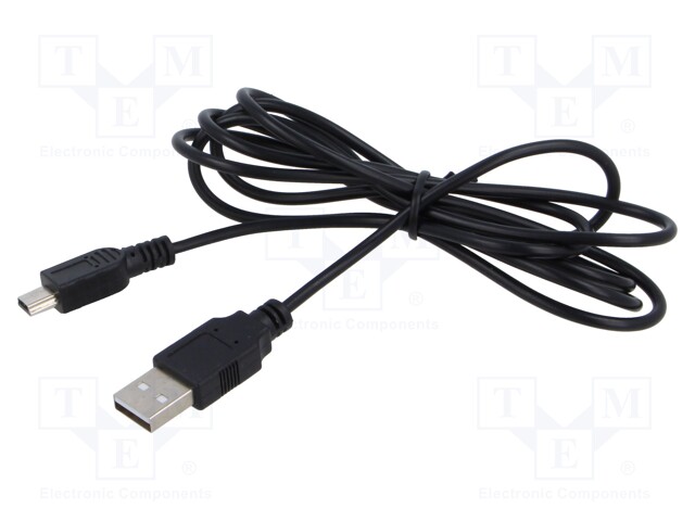 KAAPELI - USB 2.0 - USB A PISTOKE,USB B PISTOKE - 1,4M - MUSTA - PVC - USB kaapelit ja adapterit - ECU14RUSBTMUSB - 1