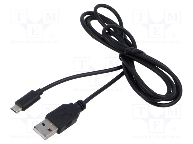 KAAPELI - USB 2.0 - USB A PISTOKE,USB B PISTOKE - 1,4M - MUSTA - PVC - USB kaapelit ja adapterit - ECU14RUSBTUUSB - 1
