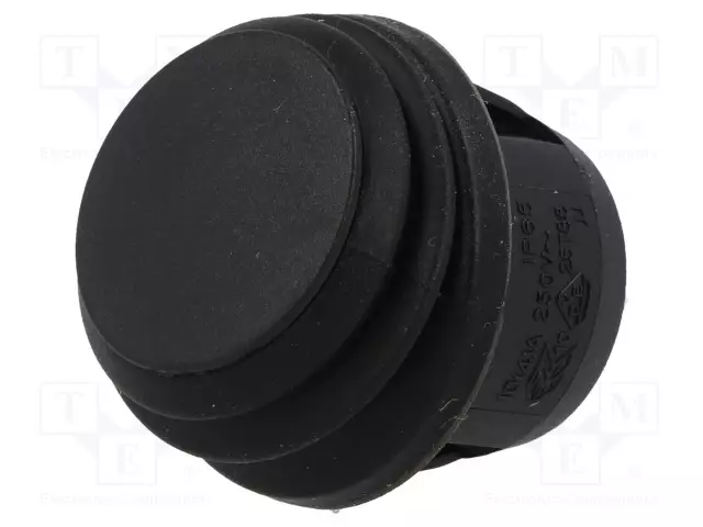 KEINUKYTKIN - SPST - AS: 2 - ON-OFF - 10A/250VAC - MUSTA - IP65 - EI OLEOHM - Keinukytkimet - R13112A802BB - 1