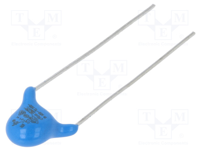 KERAAMINEN KONDENSAATTORI - Y2 - 100PF - 300VAC - Y5P - ±10% - 7,5MM - Keraamiset kondensaattorit - JYAA2101KCB065000B - 1