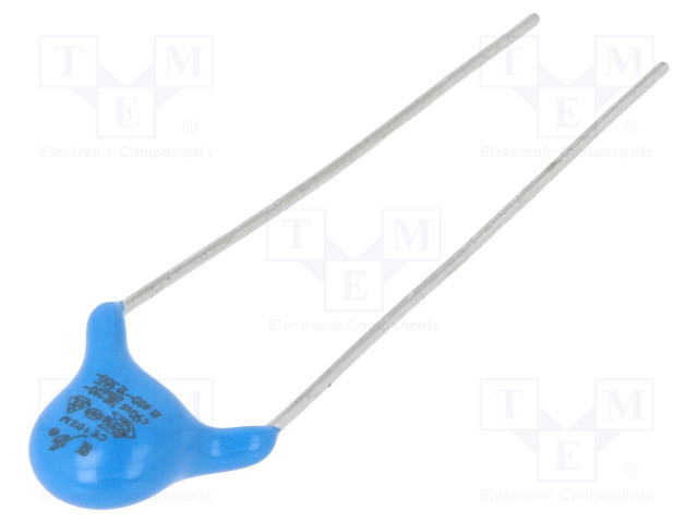 KERAAMINEN KONDENSAATTORI - Y2 - 1NF - 300VAC - Y5V - ±20% - 7,5MM - Keraamiset kondensaattorit - JYAA2102MCF065000B - 1