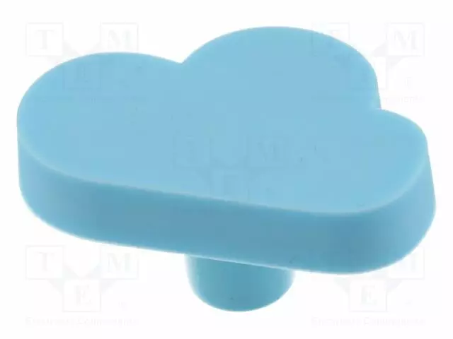 KNOB - H: 30MM - RUBBER,ZAMAK - W: 47MM - FOR CHILDRENS - CLOUD - Sormiruuvit ja nupit - GTV-UM-CLOUD-NB - 1