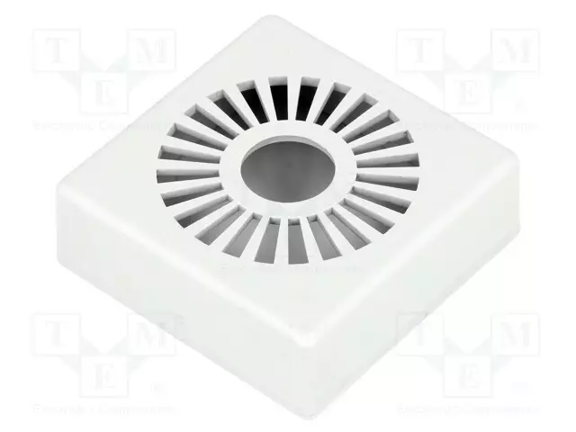 KOTELO: HÄLYTYKSEEN - X: 44MM - Y: 44MM - Z: 15MM - ABS - HARMA - Hälytyslaitteiden ja antureiden kotelot - ABS-99B - 1