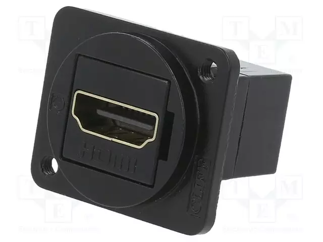 LIITIN - HDMI-PISTORASIA,MOLEMMIN PUOLIN - FT - KULLATTU - 19X24MM - HDMI liittimet - CP30200GM3B - 1