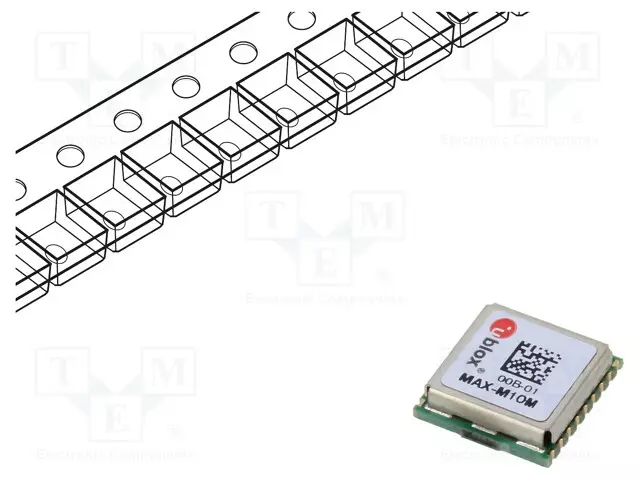 MODUULI: GPS/BEIDOU - SMD - -40÷85°C - GNSS (GPS) moduulit - MAX-M10M-00B - 1