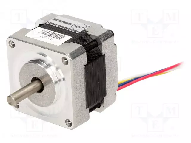 MOOTTORI: DC - KAKSINAPAINEN,ASKEL-12VDC - 1,8°-ASKEL - 0,21NM - Sähkömoottorit - 39BYGH405B - 1