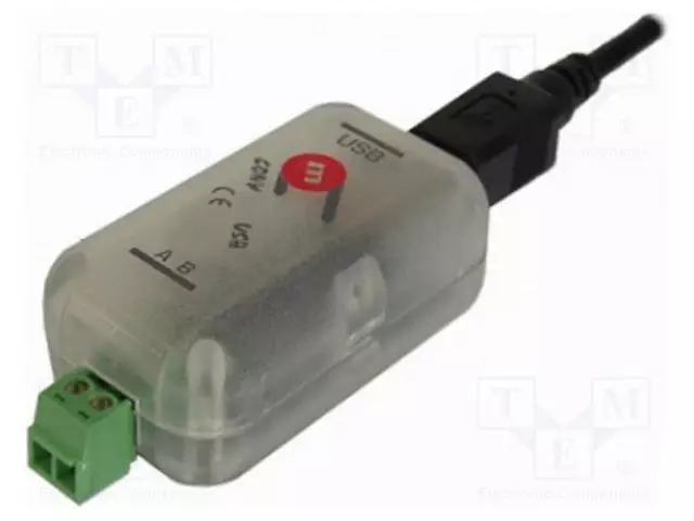 AUTOMAATIO­MODUULI: MUUTTAJA - RS485/USB - PORTTIEN LUKU: 1 - 0÷50°C - Teollisuusverkot - CONV485USB - 1