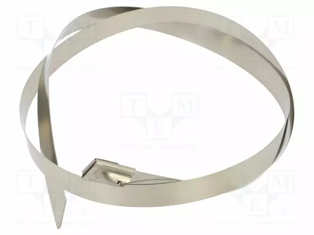 NIPPUSIDE - L: 840MM - W: 12MM - HAPONKESTÄVÄ TERÄS AISI 316 - 2670N - Metalliset nippusiteet ja kiinnityspanna - YLS-12-840B - 1