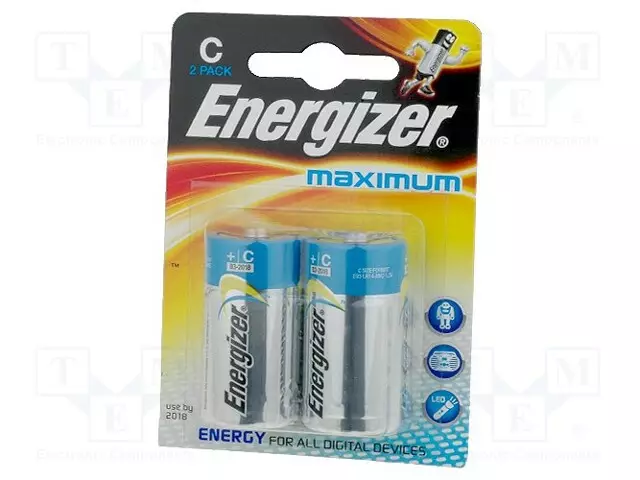 PARISTO: ALKALIPARISTO - C - 1,5V - EI-UUDELLEENLADATTAVA - 2KPL - Alkaliparistot - BAT-LR14EGU-B - 1