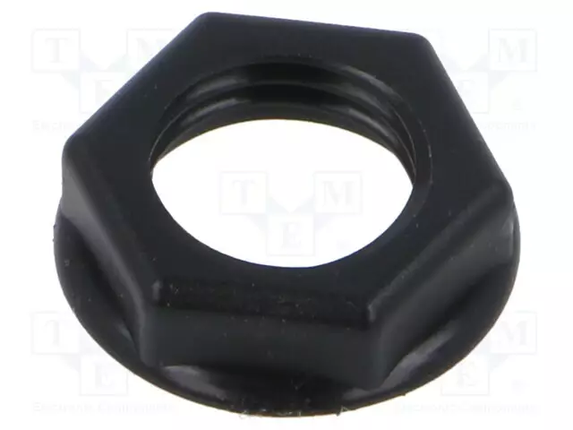 PLASTIC NUT MUSTA - Erikoisliittimet - NTR-NRJ-NUT-B - 1