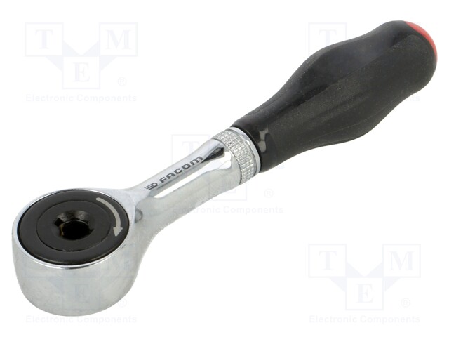 WRENCH: RATTLE - 1/4" - TWISTABLE - 120MM - TEETH: 60 - Hylsyavaimet - FACOM-R.PE360PB - 1