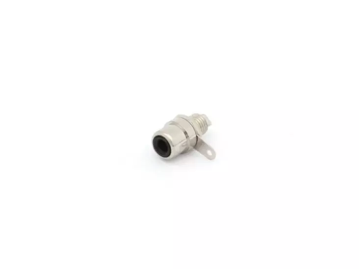 RCA PLUG FEMALE BLACK, NICKEL, CHASSIS MOUNT, HIGH-QUALITY - Plugit ja jakit - CA055HB - 1