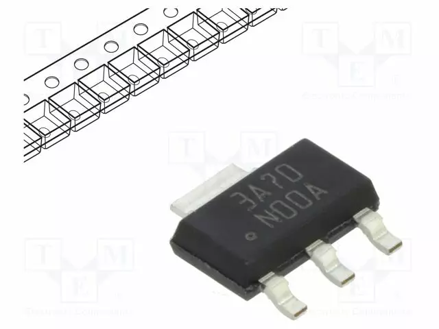 REGULAATTORI KIINTEÄ JÄNNITE - 5V - 1,5A - LDO säätämätt. jännitestabilisaattorit - LM7805MPXNOPB - 1