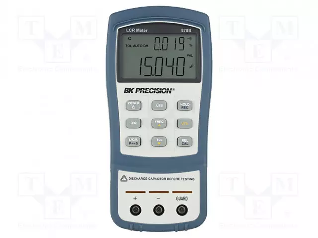 RLC SILTA - LCD - (10000),(40000) - 1,5X/S - 40PF÷20MF - TARKKUUS: 0,5% - LCR Mittarit - BK879B - 1