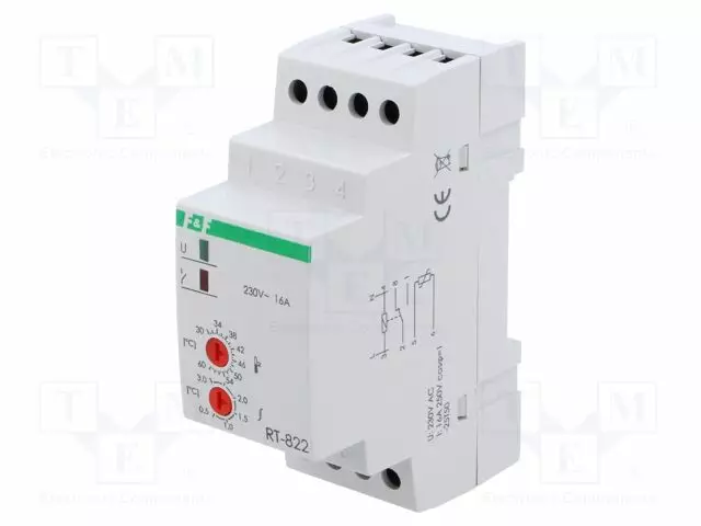 AUTOMATION MODULE: REGULATOR - TEMPERATURE - 30÷60°C - NO / NC - RT - Säädinmoduulit - RT-822B - 1
