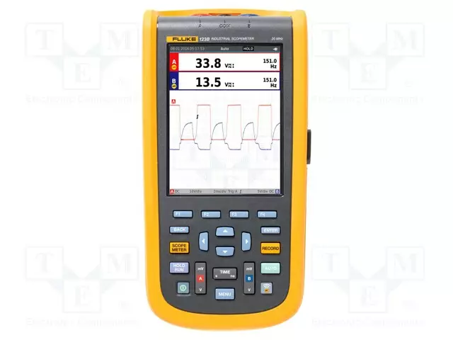 SKOPEMETRI - 20MHZ - VÄRI,LCD TFT 5,7" - CH: 2 - 40MSPS - 20N÷60S/DIV - Kannettavat oskilloskoopit - FLK-123B - 1