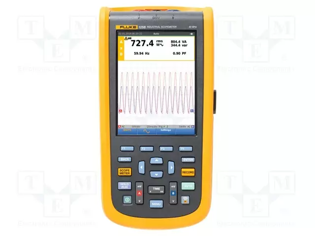 SKOPEMETRI - 40MHZ - VÄRI,LCD TFT 5,7" - CH: 2 - 40MSPS - 10N÷60S/DIV - Kannettavat oskilloskoopit - FLK-125B - 1