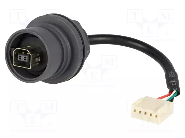 SOVITUS: ADAPTERI - PIN: 4 - 1A - ULKOINEN PIKALIITOS,PUSH-PULL - PX liittimet - PXP6043B - 1