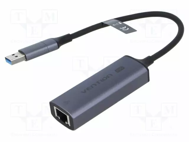 USB ADAPTERI ETHERNETILLE - 10/100/1000/2500MBPS - HARMAA - 0,15M - Tietokonetarvikkeet - muut - CFUHB - 1