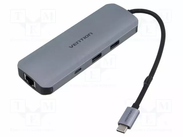USB HUB - OTG,USB 3.0,USB 3.2 - PNP - HARMAA - PORTTIEN LUKU: 9 - 0,15M - Tietokonetarvikkeet - muut - TOMHB - 1