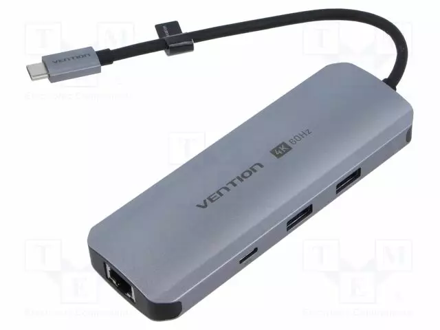 USB HUB - USB 3.0 - PNP - HARMAA - PORTTIEN LUKU: 9 - 0,15M - VÄRI: MUSTA - Tietokonetarvikkeet - muut - TQMHB - 1