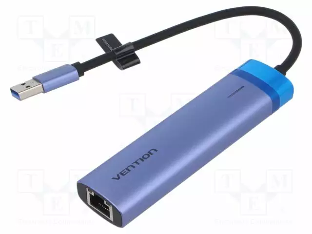 USB HUB - USB 3.0 - SININEN - PORTTIEN LUKU: 5 - 0,15M - ABS,ALUMIINI - Tietokonetarvikkeet - muut - TGFSB - 1