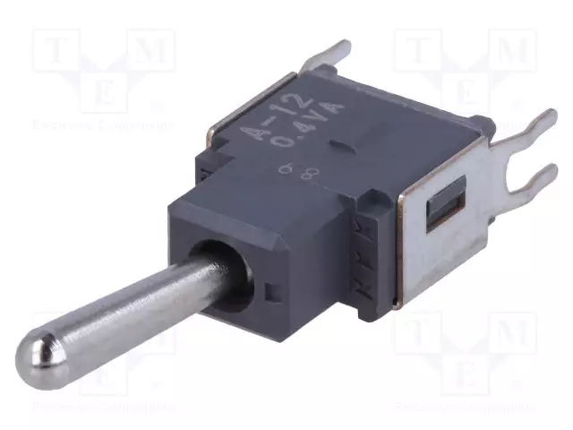 VIPUKYTKIN - ASENNOT: 2 - SPDT - ON-OFF - 0,1A/28VAC - 0,1A/28VDC - A - THT - Vipukytkimet - A12AB - 1