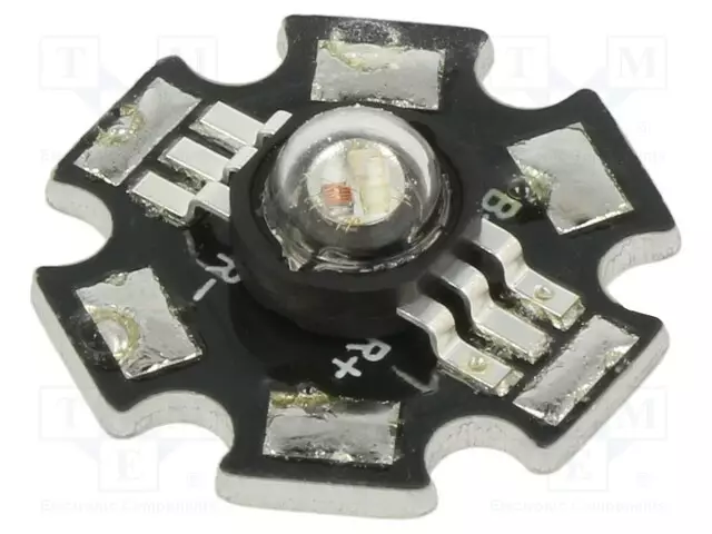 VOIMA-LED - RGB - STAR - 130° - 350MA - 3W - Ø6MM - SMD - Ultrakirkkaat LEDit - PM6B-3LFS-B - 1
