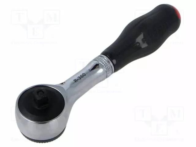 WRENCH: RATTLE - 1/4" - TWISTABLE - 120MM - TEETH: 60 - Hylsyavaimet - FACOM-R.360PB - 1