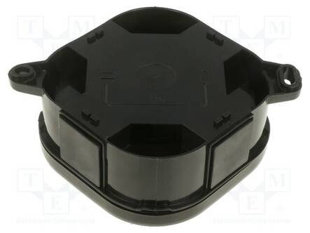 KYTKENTÄRASIA - X: 92MM - Y: 92MM - Z: 44MM - IP54 - MUSTA - Kytkentärasiat - PW-A.0020C - 2