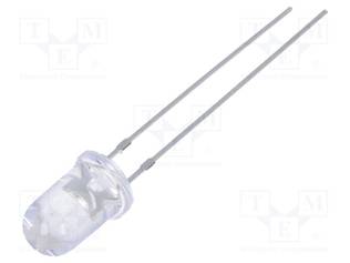 LED - VIHREÄ - 5MM - 22000÷27000MCD - 15° - ETUOSA: KUPERA - 2,8÷3,6VDC - Pyöreät LEDit - FYL-5014PGC1C - 1