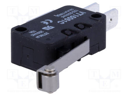 MIKROKYTKIN SNAP ACTION - 14A/250VAC - RULLAVIVUN KANSSA - SPDT - SANP ACTION mikrokytkimet - VT16061C - 1