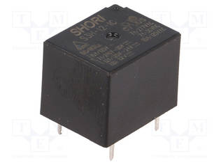 RELE - SPDT - UKELAN: 12VDC - 7A/277VAC - 7A/30VDC - Pienoisreleet - S3H-12-1C - 1