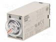 AUTOMATION MODULE: TIMER - 0,1S÷10MIN - DPDT - 250VAC/5A - 12VDC - H3YN - Aikareleet ja ajastimet - H3YN-2-12DC - 1