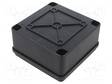 ASENNUSKOTELO - X: 100MM - Y: 100MM - Z: 50MM - MUSTA - IP65 - Yleiskäyttöiset kotelot - PW-S-BOX-116C - 2