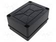 ASENNUSKOTELO - X: 110MM - Y: 150MM - Z: 70MM - MUSTA - IP65 - Yleiskäyttöiset kotelot - PW-S-BOX-316C - 2