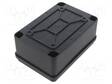 ASENNUSKOTELO - X: 80MM - Y: 120MM - Z: 50MM - MUSTA - IP65 - Yleiskäyttöiset kotelot - PW-S-BOX-216C - 2